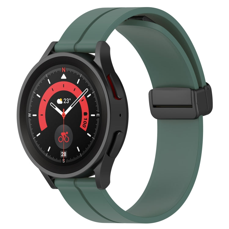 20mm Solid Color Magnetic Clasp Silicone Watch Band, For Huawei Watch GT3 Pro 43mm, For Huawei Watch GT3 42mm