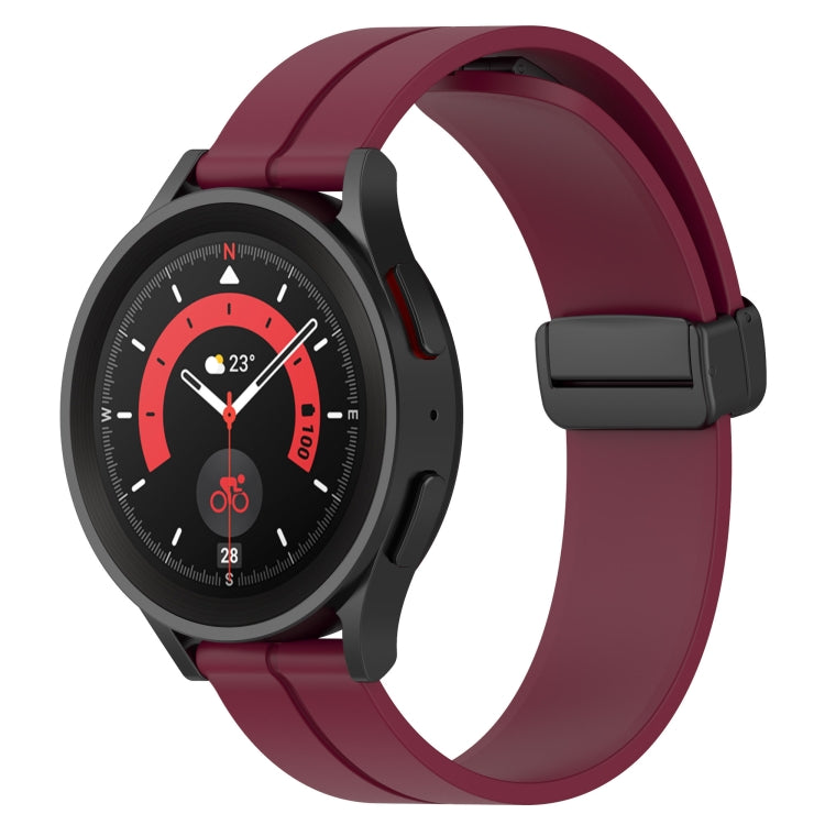 20mm Solid Color Magnetic Clasp Silicone Watch Band, For Huawei Watch GT3 Pro 43mm, For Huawei Watch GT3 42mm