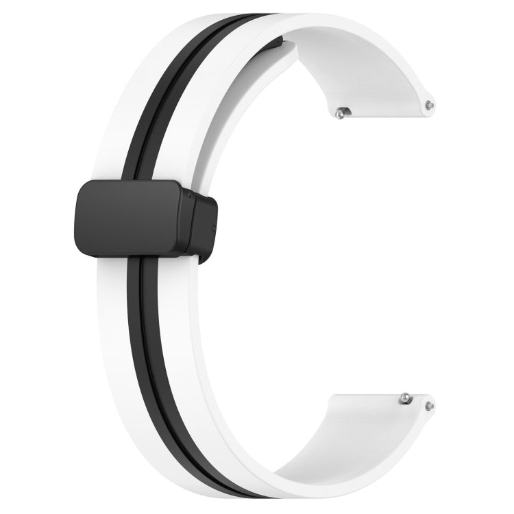 22mm Folding Magnetic Clasp Silicone Watch Band, For Honor Watch GS 3, For Honor Watch GS Pro