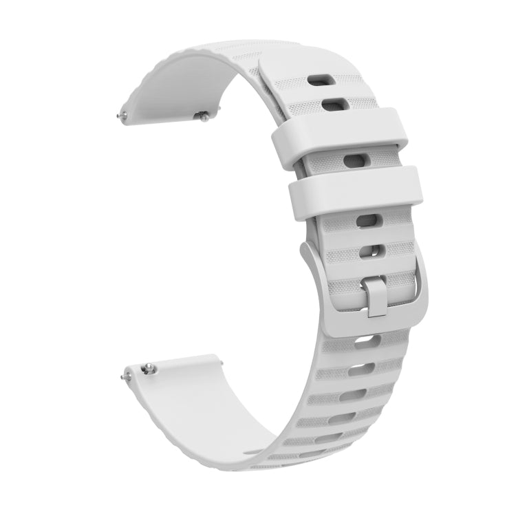 20mm Wavy Dot Pattern Solid Color Silicone Watch Band, For Garmin Approach S40, For Garmin Forerunner 158