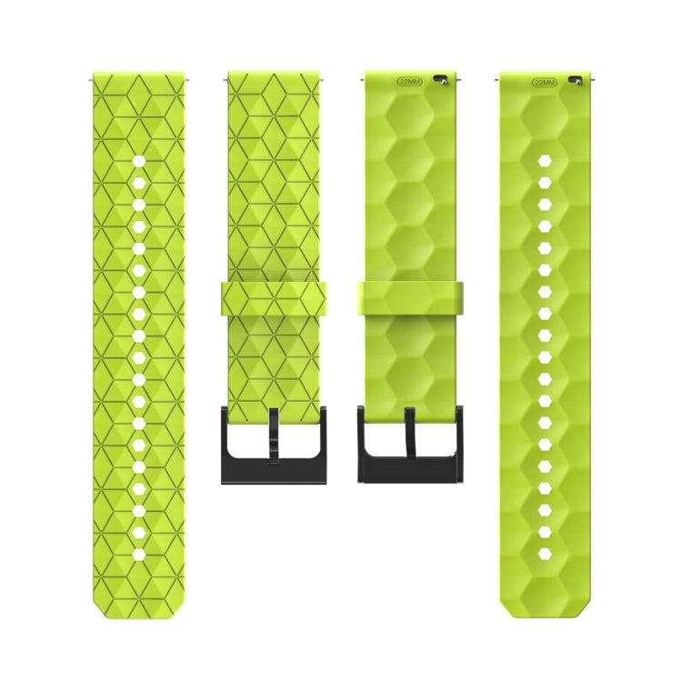 20mm Football Pattern Solid Color Silicone Watch Band, For Amazfit GTS 2E, For Amazfit GTS 2 Mini