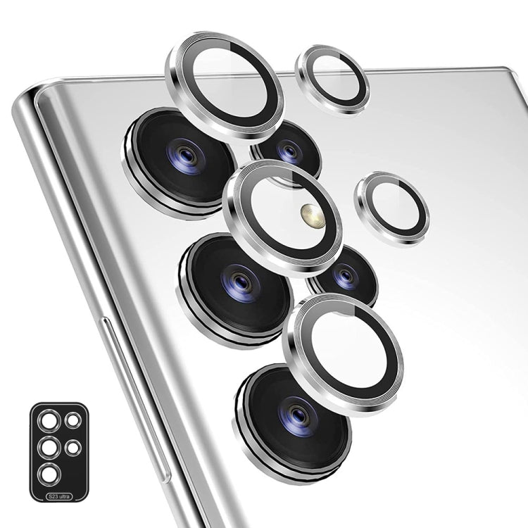 For Samsung Galaxy S23 Ultra 5G ENKAY Rear Lens Aluminium Alloy Tempered Glass Film, For Samsung Galaxy S23 Ultra 5G, For Samsung Galaxy S23 Ultra 5G(Red), For Samsung Galaxy S23 Ultra 5G(Green)