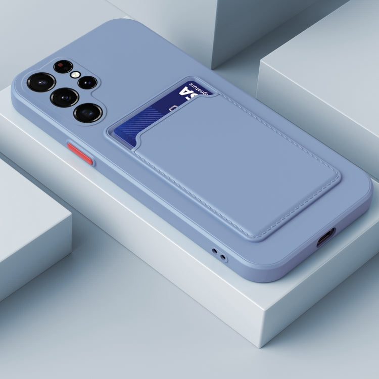 Skin Feel Card TPU Contrast Color Button Phone Case, For Samsung Galaxy S23 Ultra 5G, For Samsung Galaxy A14 5G