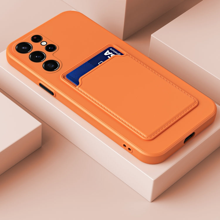 Skin Feel Card TPU Contrast Color Button Phone Case, For Samsung Galaxy S23 Ultra 5G, For Samsung Galaxy A14 5G