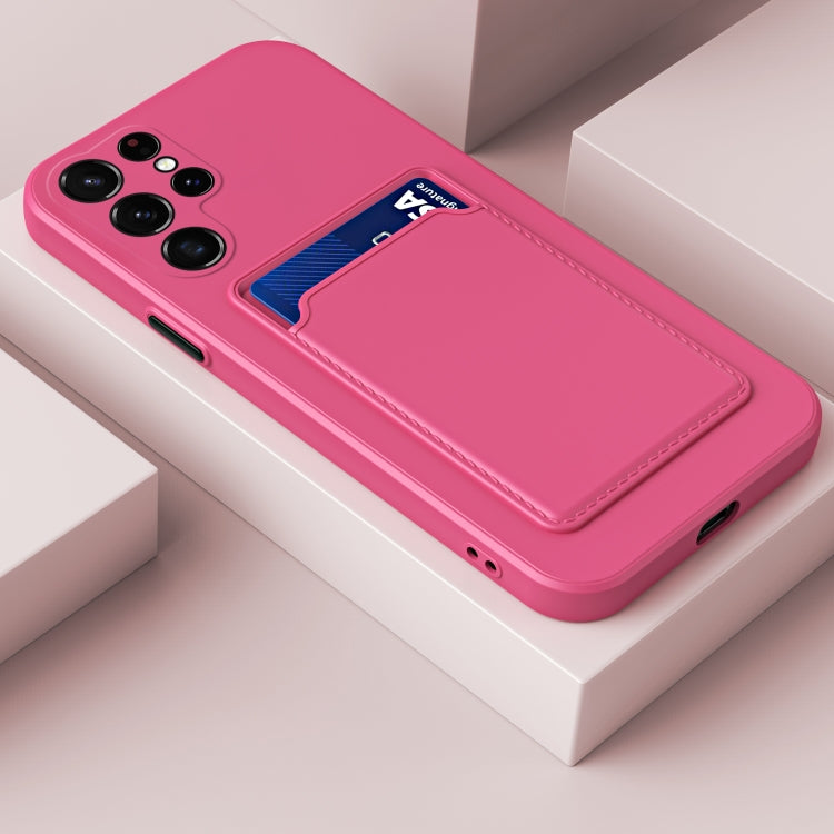 Skin Feel Card TPU Contrast Color Button Phone Case, For Samsung Galaxy S23 Ultra 5G, For Samsung Galaxy A14 5G