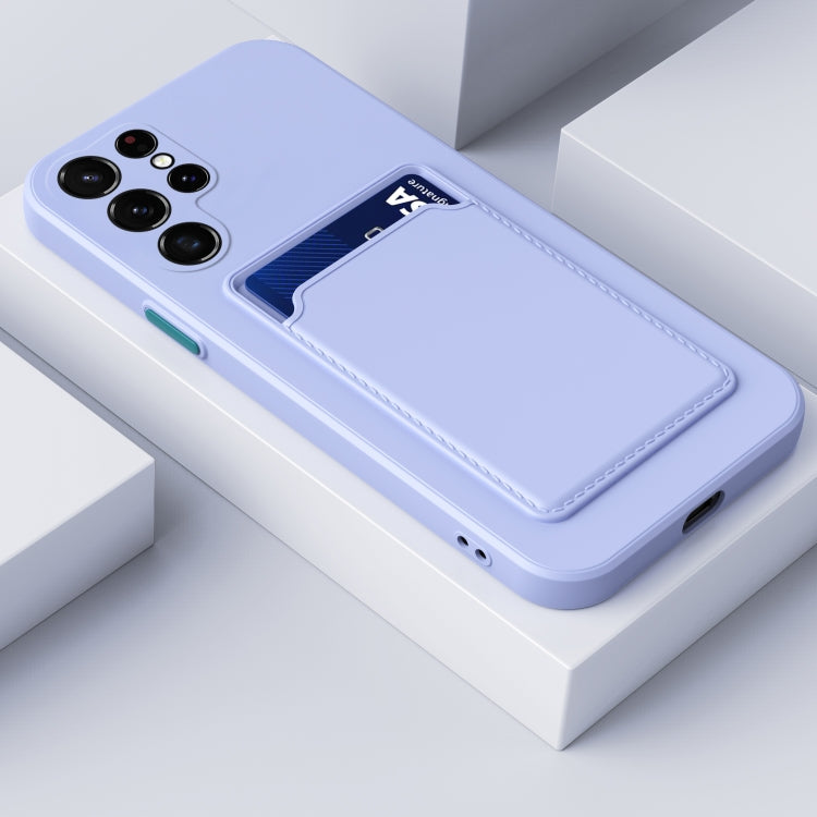 Skin Feel Card TPU Contrast Color Button Phone Case, For Samsung Galaxy S23 Ultra 5G, For Samsung Galaxy A14 5G
