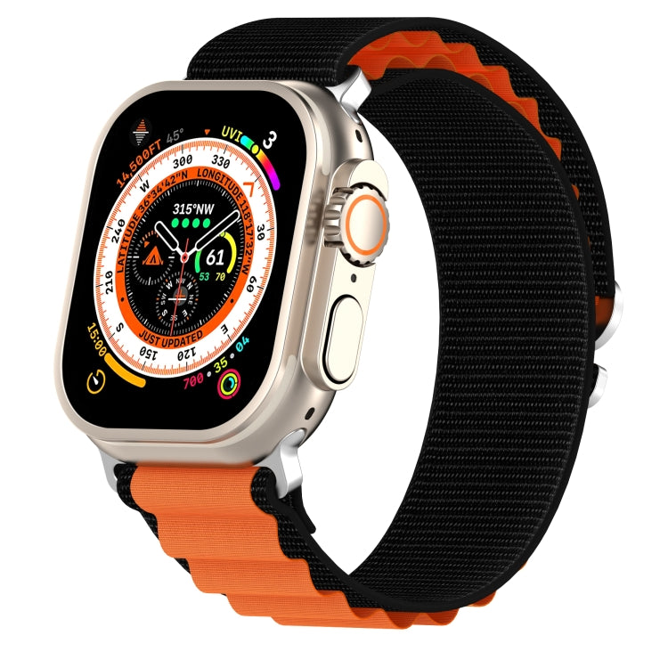 Double Color Nylon Watch Band, For Apple Watch Series 8&7 41mm/SE 2&6&SE&5&4 40mm