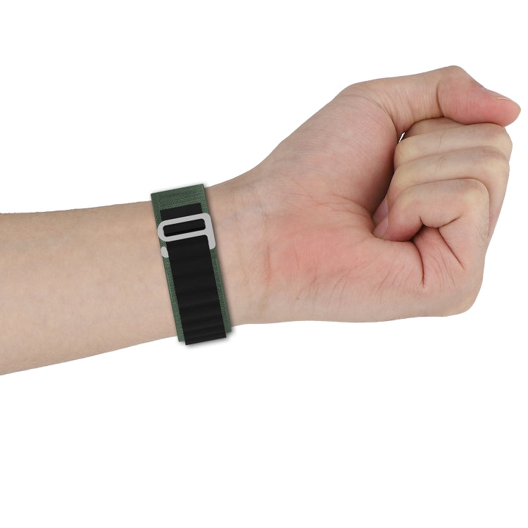 Double Color Nylon Watch Band, For Apple Watch Series 8&7 41mm/SE 2&6&SE&5&4 40mm