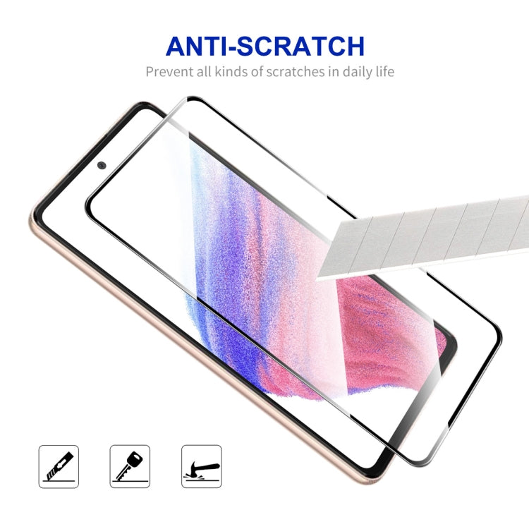 For Samsung Galaxy A54 5G ENKAY Hat-Prince Full Glue 0.26mm 9H 2.5D Tempered Glass Full Film, For Samsung Galaxy A54 5G(1pcs), For Samsung Galaxy A54 5G(2pcs), For Samsung Galaxy A54 5G(5pcs), For Samsung Galaxy A54 5G(10pcs)