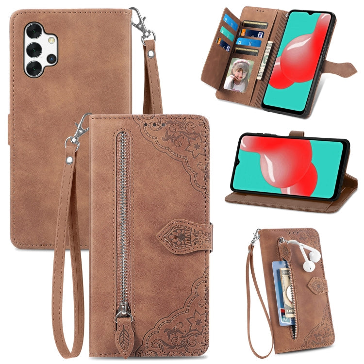 Embossed Flower Shockproof Leather Phone Case, For  Samsung Galaxy A32 5G, For Xiaomi Redmi K50 Ultra