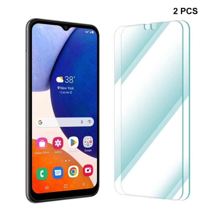 For Samsung Galaxy A14 5G ENKAY Hat-Prince 0.26mm 9H 2.5D Tempered Glass Film, For Samsung Galaxy A14 5G(1pc), For Samsung Galaxy A14 5G(2pcs), For Samsung Galaxy A14 5G(5pcs), For Samsung Galaxy A14 5G(10pcs)
