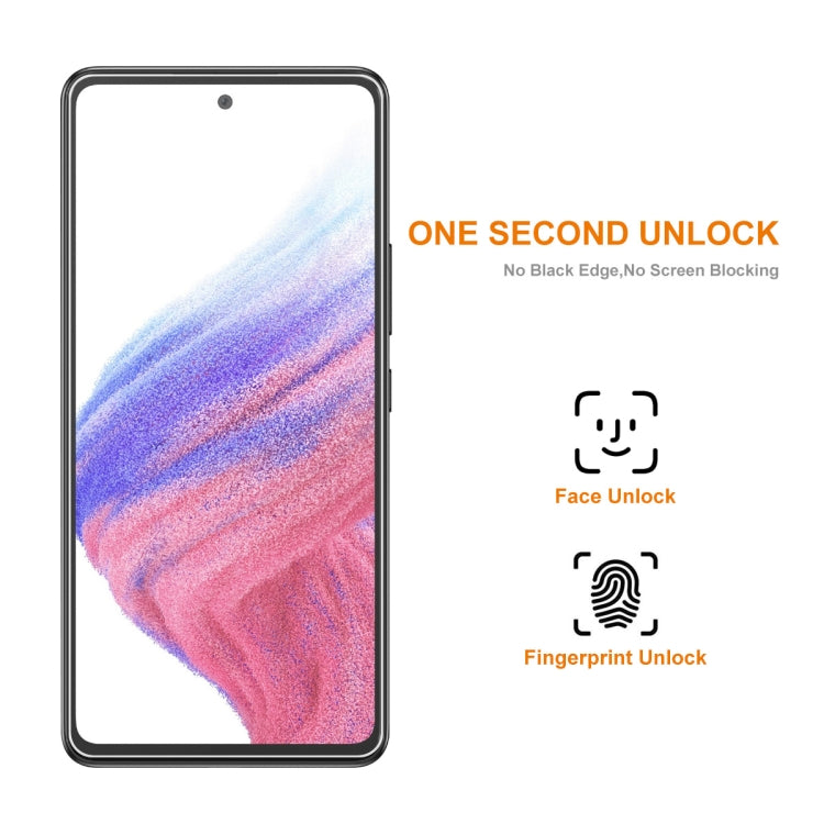 For Samsung Galaxy A54 5G ENKAY Hat-Prince 0.26mm 9H 2.5D Tempered Glass Film, For Samsung Galaxy A54 5G(1pc), For Samsung Galaxy A54 5G(2pcs), For Samsung Galaxy A54 5G(5pcs), For Samsung Galaxy A54 5G(10pcs)