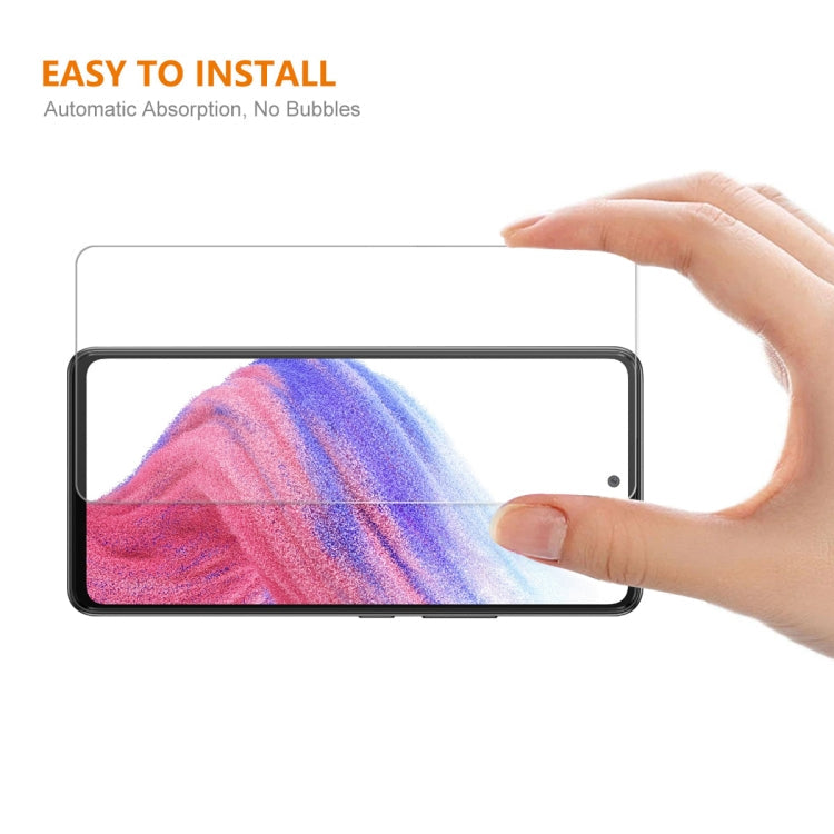 For Samsung Galaxy A54 5G ENKAY Hat-Prince 0.26mm 9H 2.5D Tempered Glass Film, For Samsung Galaxy A54 5G(1pc), For Samsung Galaxy A54 5G(2pcs), For Samsung Galaxy A54 5G(5pcs), For Samsung Galaxy A54 5G(10pcs)