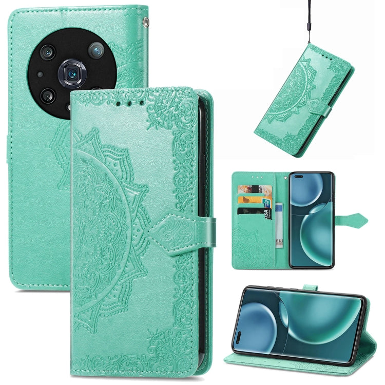 Mandala Flower Embossed Leather Phone Case, For Honor Magic 4 Pro, For Honor X8 5G, For Honor X30 / Magic 4 Lite 5G, For Infinix Note 11