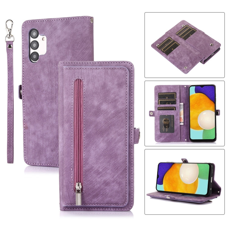 Zipper Card Slot Buckle Wallet Leather Phone Case, For Samsung Galaxy A23, For Samsung Galaxy A13 4G / 5G, For Samsung Galaxy A53 5G, For Samsung Galaxy A33 5G