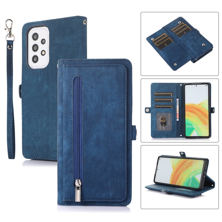 Zipper Card Slot Buckle Wallet Leather Phone Case, For Samsung Galaxy A23, For Samsung Galaxy A13 4G / 5G, For Samsung Galaxy A53 5G, For Samsung Galaxy A33 5G