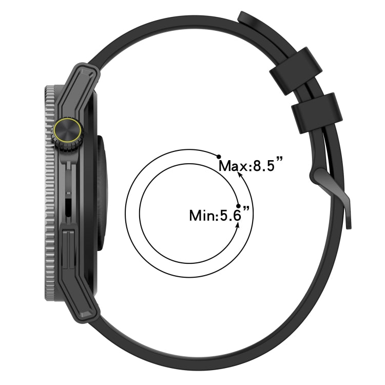 22mm Vertical Two-Color Silicone Watch Band, For Huawei GT2 Pro, For Huawei Watch GT 2E