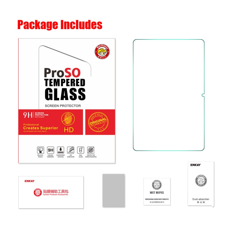 For Huawei MatePad SE 10.1 ENKAY Hat-Prince 0.33mm Explosion-proof Tempered Glass Film, For Huawei MatePad SE 10.1(1PC), For Huawei MatePad SE 10.1(2pcs)