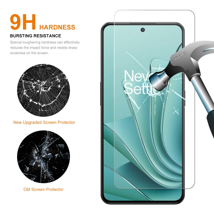 For OnePlus Ace 2V ENKAY Hat-Prince 0.26mm 9H 2.5D High Aluminum-silicon Tempered Glass Film, For OnePlus Ace 2V(1pc), For OnePlus Ace 2V(2pcs), For OnePlus Ace 2V(5pcs), For OnePlus Ace 2V(10pcs)