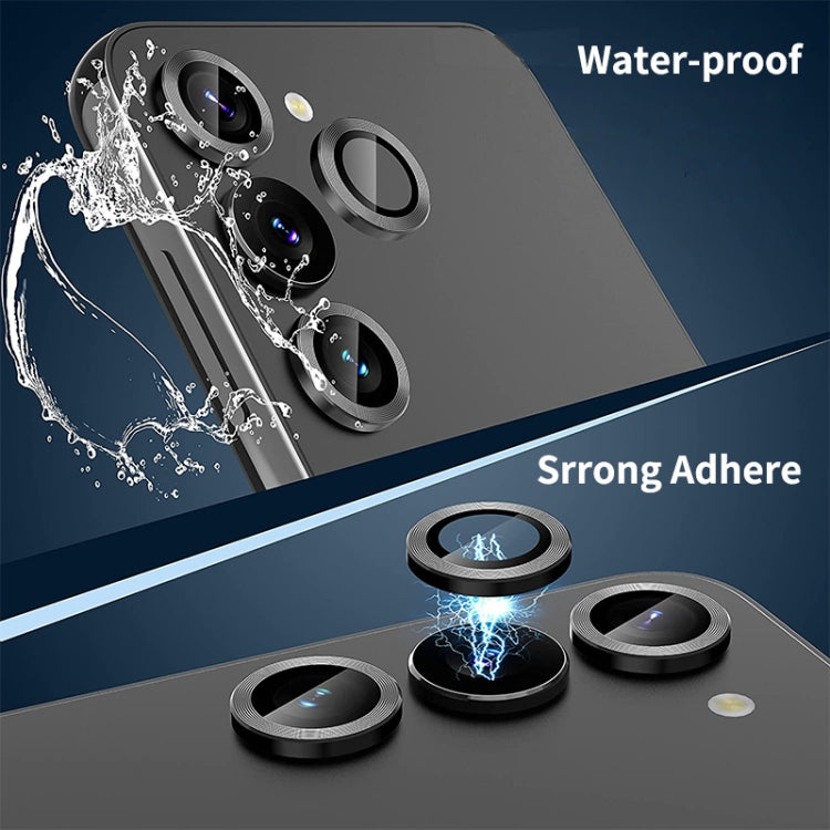 For Samsung Galaxy A14 / A34 ENKAY Hat-Prince 9H Rear Camera Lens Aluminium Alloy Ring Tempered Glass Film, For Samsung Galaxy A14 / A34
