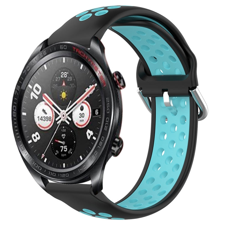 22mm Perforated Breathable Sports Silicone Watch Band, For Honor Watch Dream