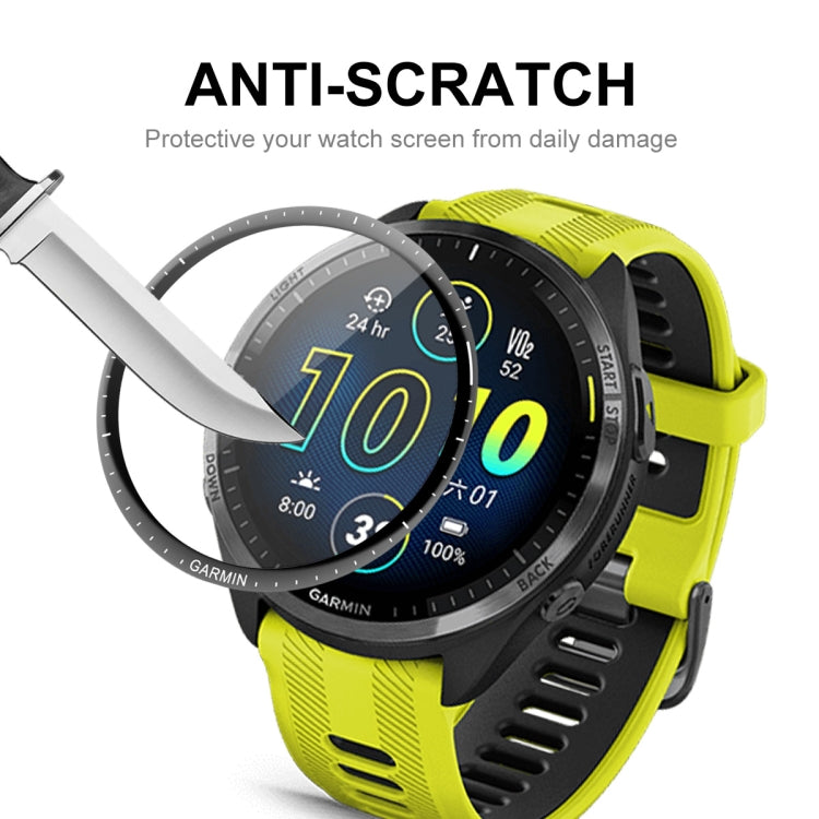 For Garmin Forerunner 965 ENKAY Hat-Prince 3D Full Coverage Soft PC Edge + PMMA HD Screen Protector Film, 1pcs, 2pcs, 5pcs, 10pcs