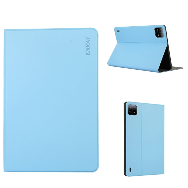 For Xiaomi Pad 6 / Pad 6 Pro ENKAY Leather Stand Smart Tablet Case, For Xiaomi Pad 6 / Pad 6 Pro