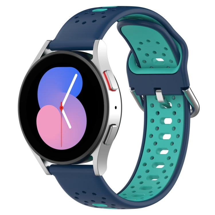 20mm Breathable Two-Color Silicone Watch Band, For Huawei Watch GT3 42mm