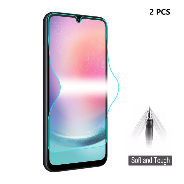 2pcs ENKAY Hat-Prince Full Glue Coverage Soft Explosion-proof Hydrogel Film, For Samsung Galaxy A07, For Samsung Galaxy A17, For Samsung Galaxy M56, For Samsung Galaxy F16 / M16, For Samsung Galaxy F06 / M06, For Samsung Galaxy A36 5G / A56 5G         ...