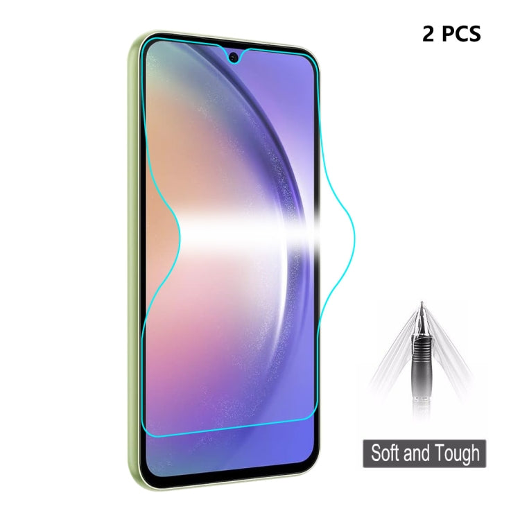 2pcs ENKAY Hat-Prince Full Glue Coverage Soft Explosion-proof Hydrogel Film, For Samsung Galaxy A07, For Samsung Galaxy A17, For Samsung Galaxy M56, For Samsung Galaxy F16 / M16, For Samsung Galaxy F06 / M06, For Samsung Galaxy A36 5G / A56 5G         ...