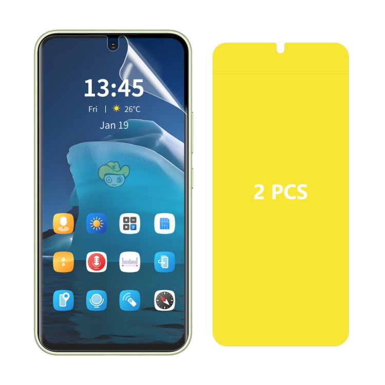 2pcs ENKAY Hat-Prince Full Glue Coverage Soft Explosion-proof Hydrogel Film, For Samsung Galaxy A07, For Samsung Galaxy A17, For Samsung Galaxy M56, For Samsung Galaxy F16 / M16, For Samsung Galaxy F06 / M06, For Samsung Galaxy A36 5G / A56 5G         ...