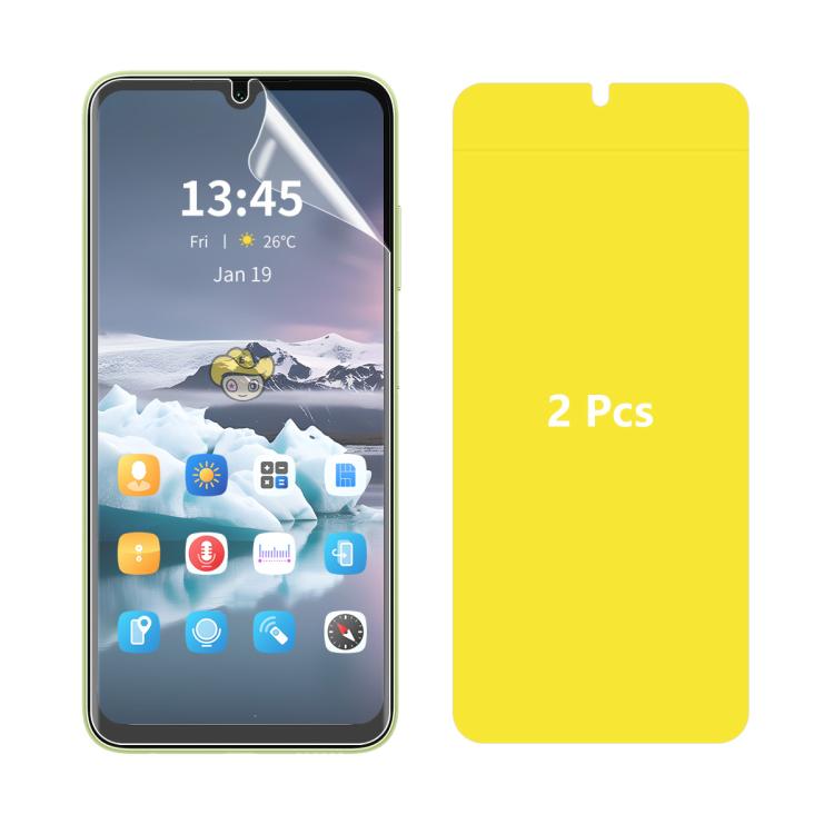 2pcs ENKAY Hat-Prince Full Glue Coverage Soft Explosion-proof Hydrogel Film, For Samsung Galaxy A07, For Samsung Galaxy A17, For Samsung Galaxy M56, For Samsung Galaxy F16 / M16, For Samsung Galaxy F06 / M06, For Samsung Galaxy A36 5G / A56 5G         ...