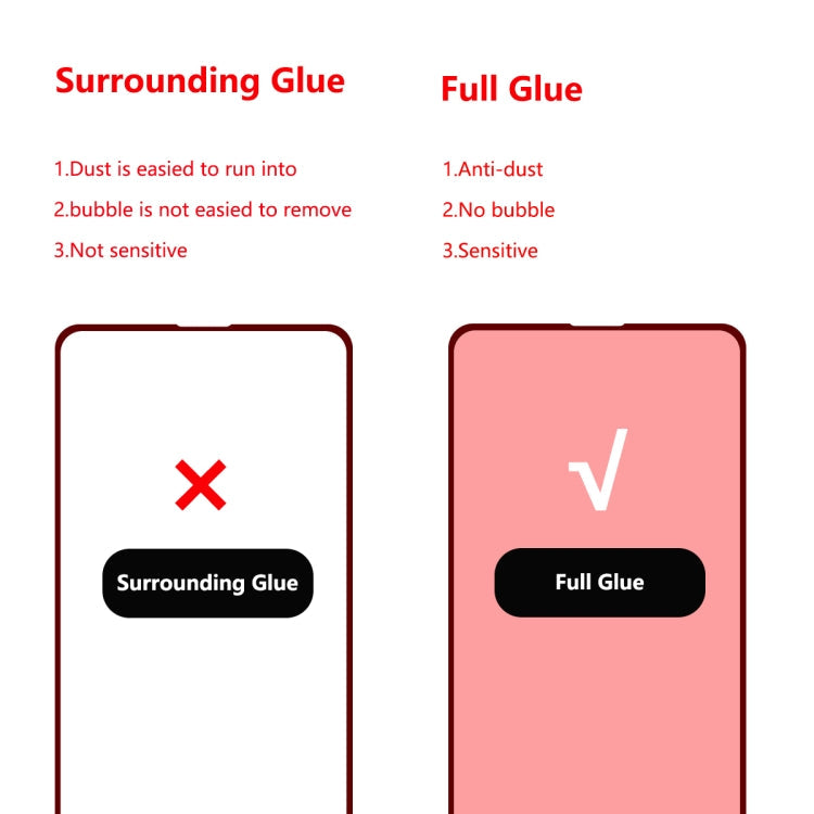 For Xiaomi Poco F5 Pro / Redmi K60 / K60 Pro 2pcs ENKAY Hat-Prince Full Glue 0.26mm 9H 2.5D Tempered Glass Full Film, For Redmi K20 / K20 Pro(2pcs)