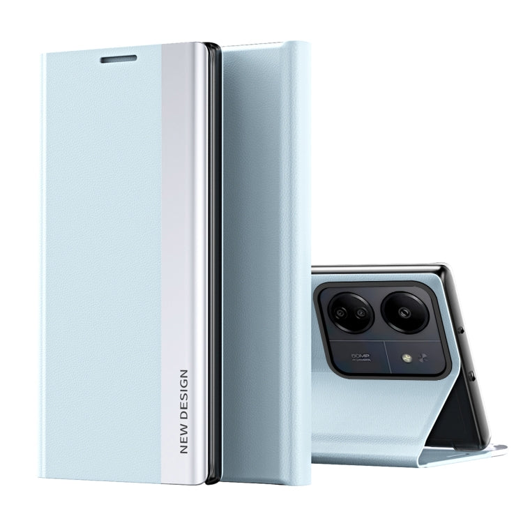 Side Electroplated Adsorption Leather Phone Case, For Xiaomi Redmi 13C, For Xiaomi Redmi Note 13 Pro+, For Xiaomi 13T Pro