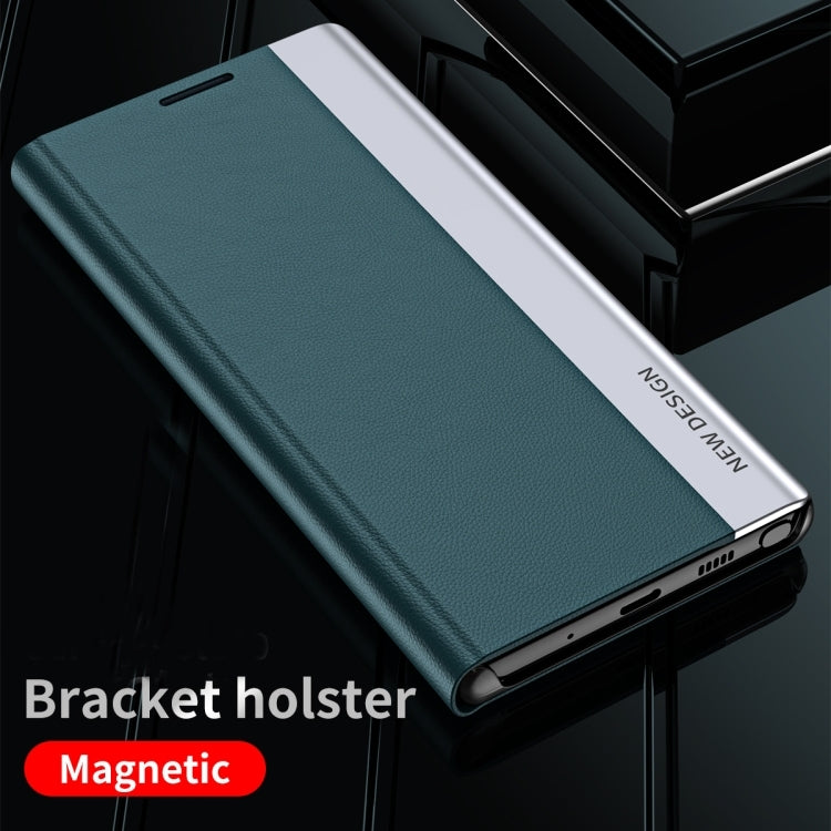 Side Electroplated Adsorption Leather Phone Case, For Xiaomi Redmi Note 12S, For Xiaomi Redmi Note 12 4G, For Redmi Note 15 Pro+ Global 163.3mm