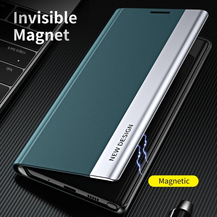 Side Electroplated Adsorption Leather Phone Case, For Xiaomi Redmi Note 14 Pro 5G, For Xiaomi 14T Pro, For Xiaomi 14T