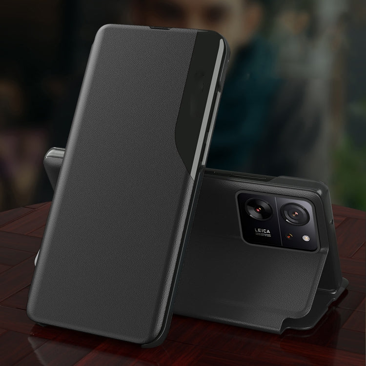 Attraction Flip Holder Leather Phone Case, For Xiaomi Redmi Note 14 Pro+ 5G, For Xiaomi Redmi Note 14 Pro 5G, For Xiaomi 14T Pro, For Xiaomi 14T