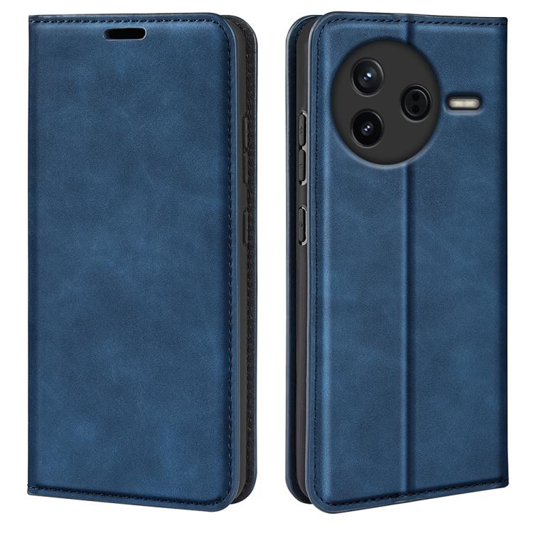 Retro-skin Magnetic Suction Leather Phone Case, For Redmi 15C 5G / 4G EU 173mm, For Redmi K80 Pro / Poco F7 Ultra, For Redmi K80 / Poco F7 Pro