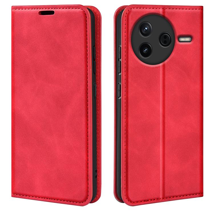 Retro-skin Magnetic Suction Leather Phone Case, For Redmi 15C 5G / 4G EU 173mm, For Redmi K80 Pro / Poco F7 Ultra, For Redmi K80 / Poco F7 Pro