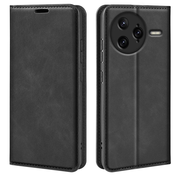 Retro-skin Magnetic Suction Leather Phone Case, For Redmi 15C 5G / 4G EU 173mm, For Redmi K80 Pro / Poco F7 Ultra, For Redmi K80 / Poco F7 Pro