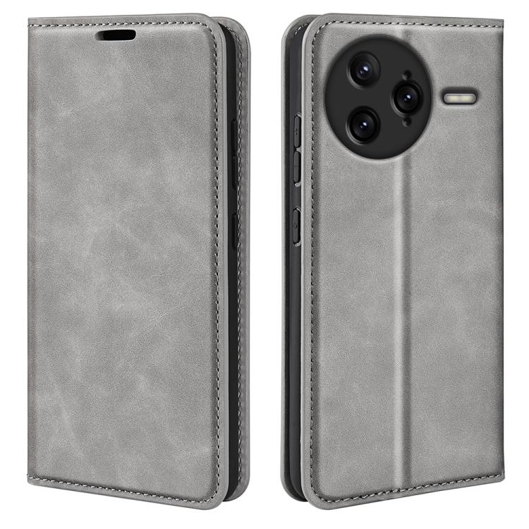 Retro-skin Magnetic Suction Leather Phone Case, For Redmi 15C 5G / 4G EU 173mm, For Redmi K80 Pro / Poco F7 Ultra, For Redmi K80 / Poco F7 Pro