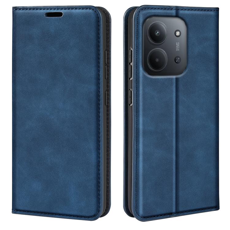 Retro-skin Magnetic Suction Leather Phone Case, For Redmi 15C 5G / 4G EU 173mm, For Redmi K80 Pro / Poco F7 Ultra, For Redmi K80 / Poco F7 Pro