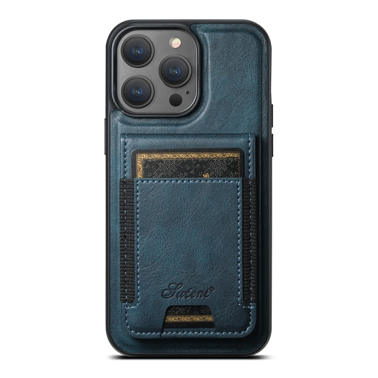 Suteni H17 Oil Eax Leather MagSafe Detachable Wallet Phone Case, For iPhone 16 Pro, For iPhone 16 Plus, For iPhone 16, For iPhone 15 Pro Max