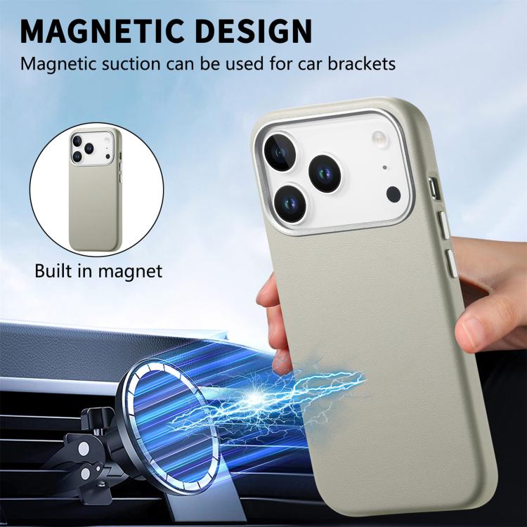Electroplated Metal Button MagSafe Phone Case, For iPhone 17, For iPhone Air, For iPhone 16 Pro Max