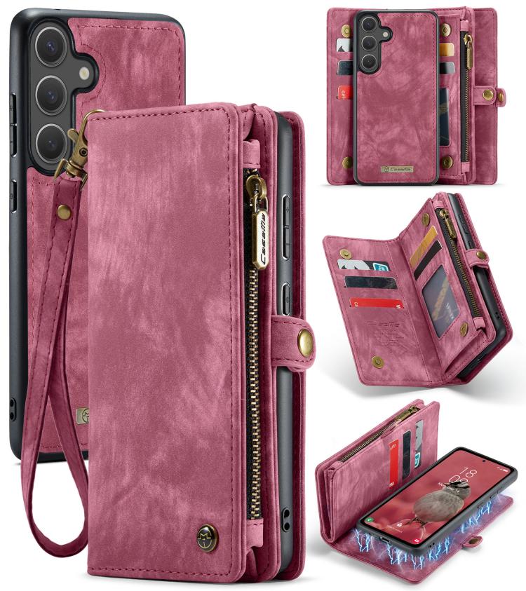CaseMe 008 Detachable Multifunctional Leather Phone Case, For Samsung Galaxy S25 Edge 5G, For Samsung Galaxy A56 5G, For Samsung Galaxy A36 5G, For Samsung Galaxy S25 5G