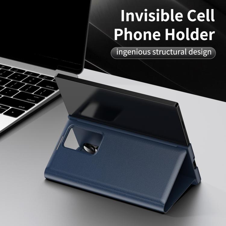Smart View Window Leather Phone Case with Card Slot, For Samsung Galaxy Z Fold4, For Samsung Galaxy S22 Ultra 5G, For Samsung Galaxy S22+ 5G, For Samsung Galaxy S22 5G
