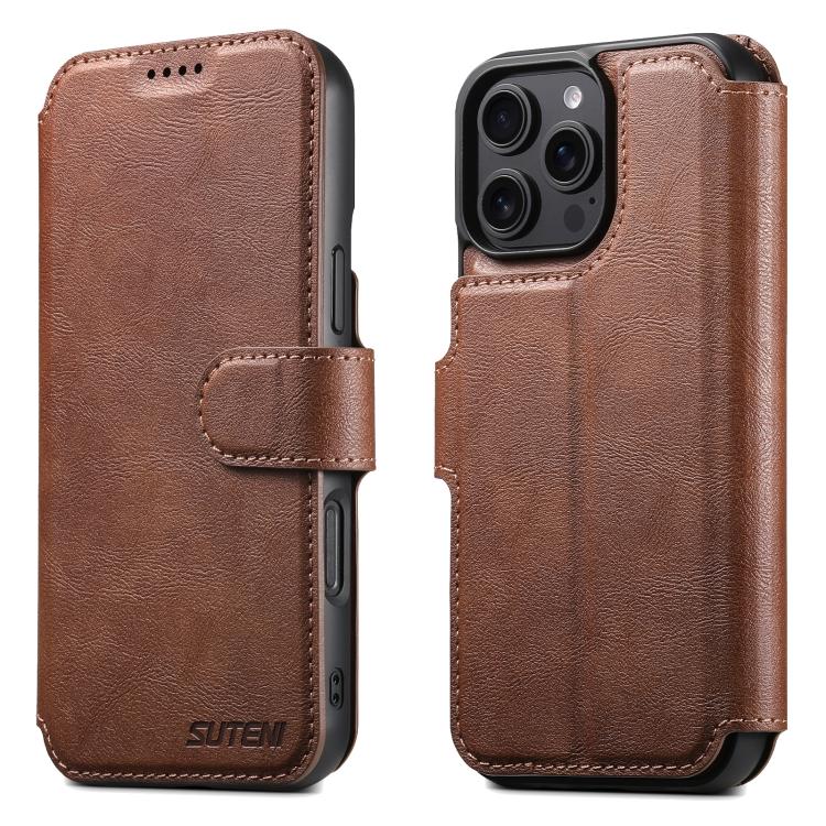 Suteni Q05 2-in-1 Multi-function Detachable Wallet MagSafe Phone Case, For iPhone 18, For iPhone 18 Pro, For iPhone 18 Pro Max, For iPhone 17 Pro Max, For iPhone 17 Pro, For iPhone 17, For iPhone 17 Air, For iPhone 16 Pro Max