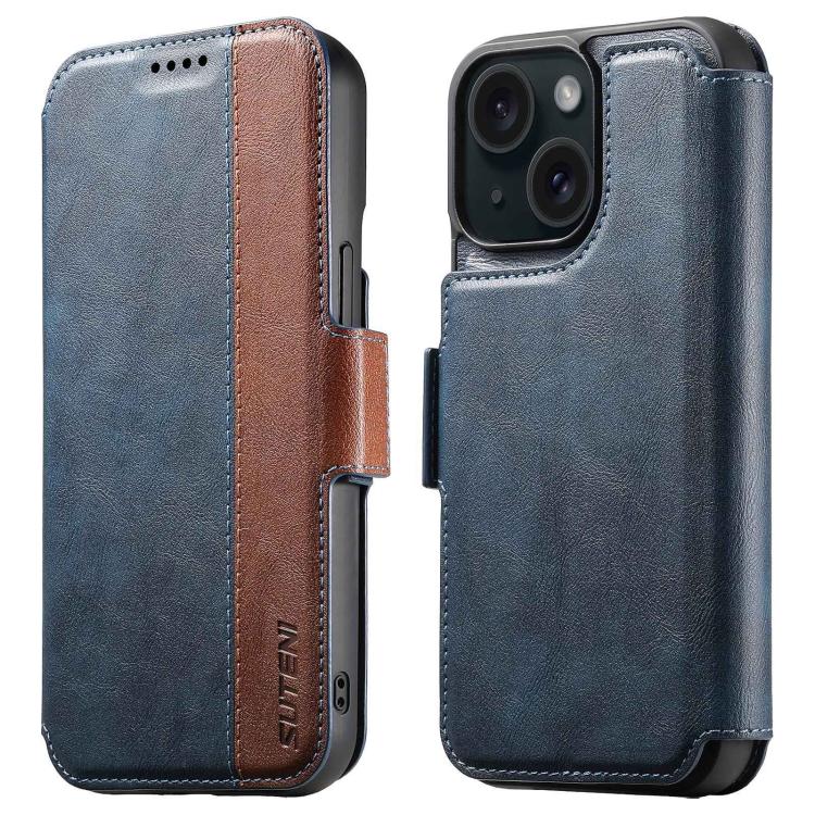 Suteni Q07 2-in-1 Multi-function Detachable Wallet MagSafe Phone Case, For iPhone 14, For iPhone 14 Pro, For iPhone 14 Pro Max, For iPhone 13 Pro Max, For iPhone 13 Pro, For iPhone 13, For iPhone 12, For iPhone 12 Pro Max