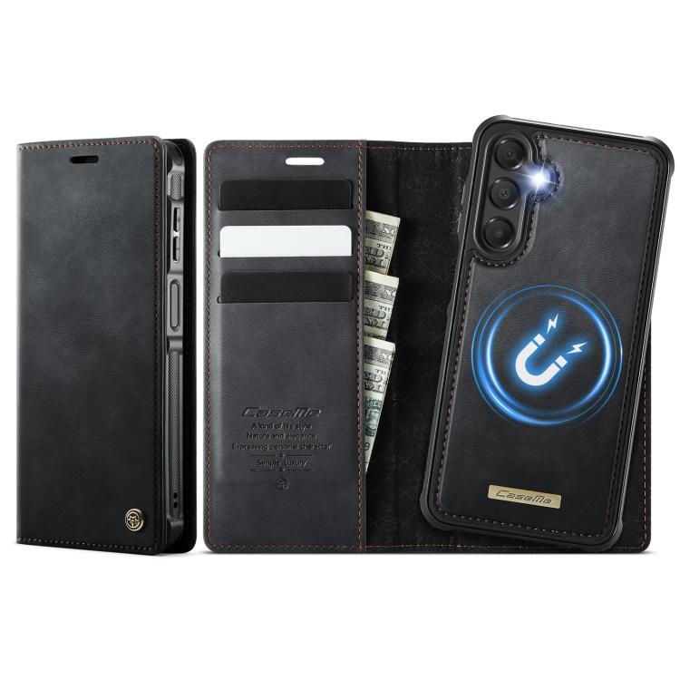 CaseMe C49 Magnetic RFID Blocking Detachable Wallet Leather Phone Case, For Samsung Galaxy S25 Ultra 5G, For Samsung Galaxy A16 5G, For Samsung Galaxy S24 FE 5G, For Samsung Galaxy S24 Ultra 5G