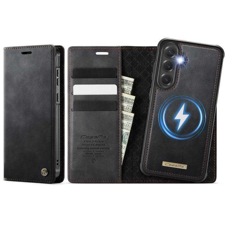 CaseMe C49 Magnetic RFID Blocking Detachable Wallet Leather Phone Case, For Samsung Galaxy S20, For Samsung Galaxy S20+, For Samsung Galaxy A17, For Samsung Galaxy S24 / S25